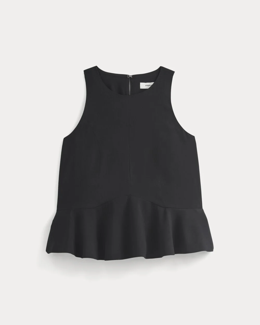 SLEEVELESS PEPLUM TOP - 1