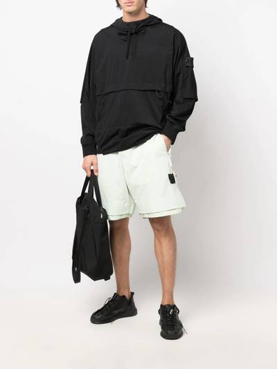 Stone Island Shadow Project speckled-cotton bermuda shorts outlook