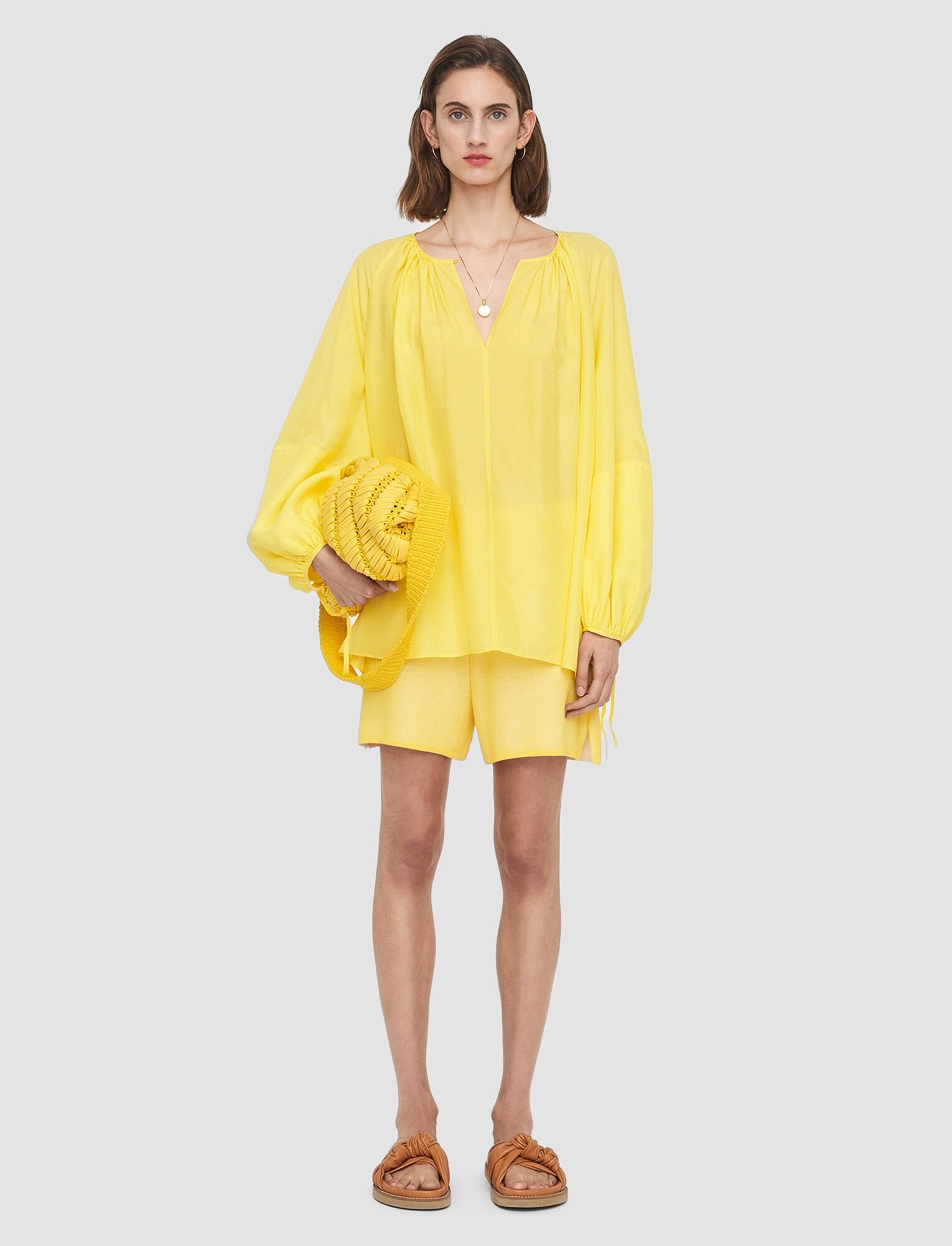 Silk Habotai Baume Blouse - 2