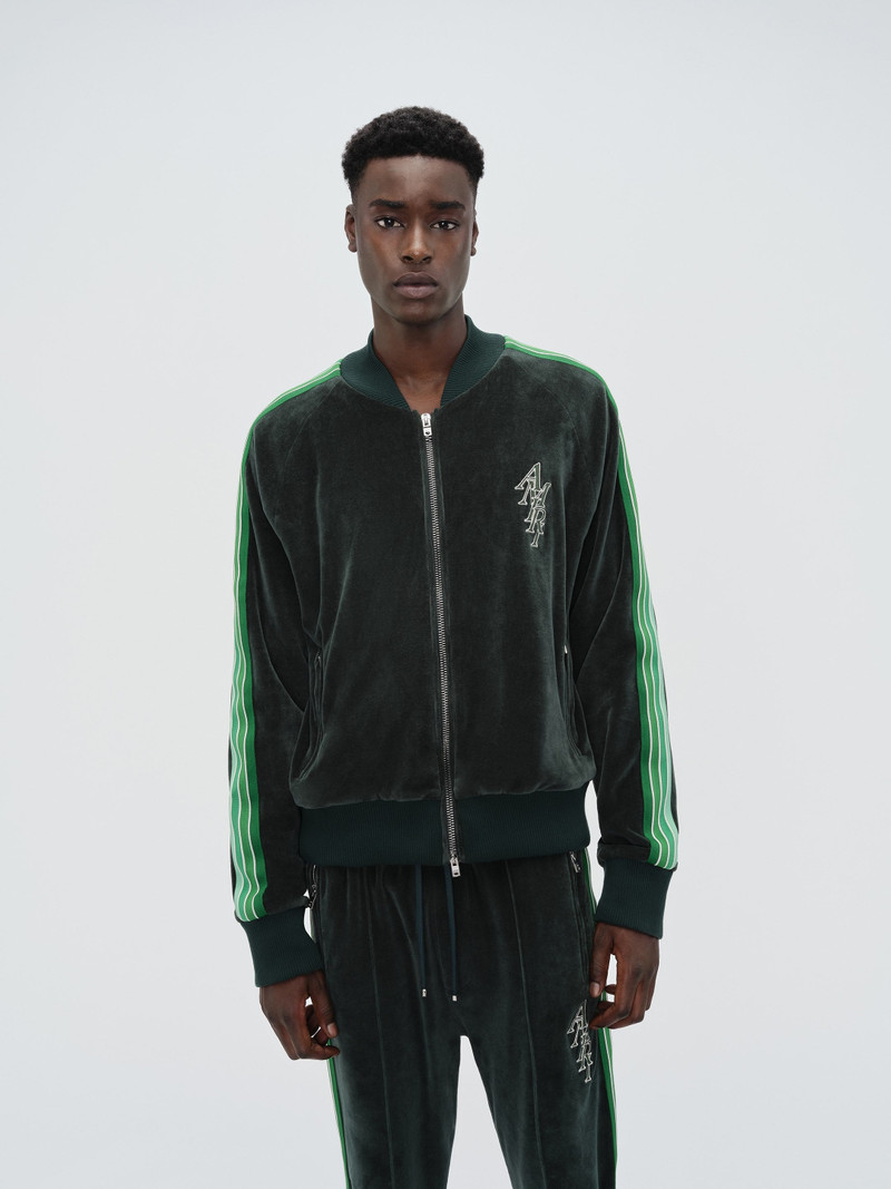 AMIRI AMIRI STACK VELOUR TRACK JACKET outlook