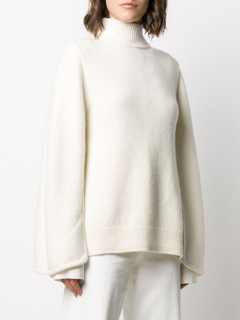 cape detail jumper - 3