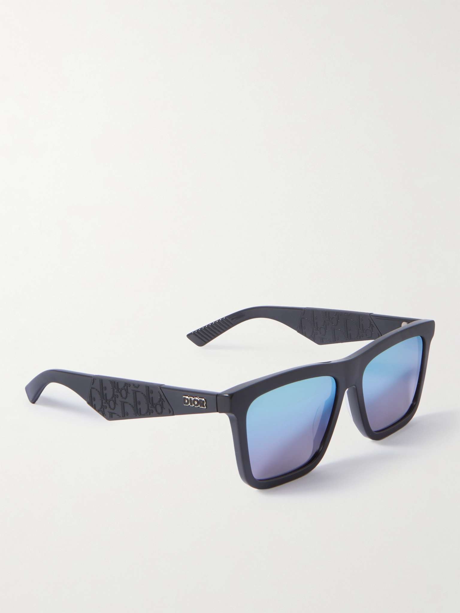 Dior B27 S1I D-Frame Logo-Detailed Acetate Mirrored Sunglasses - 3