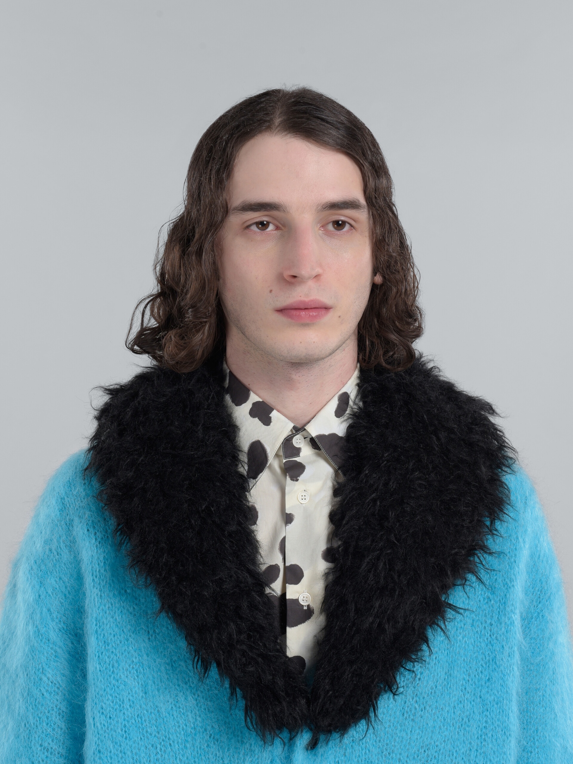 MOHAIR AND WOOL CARDIGAN - 4