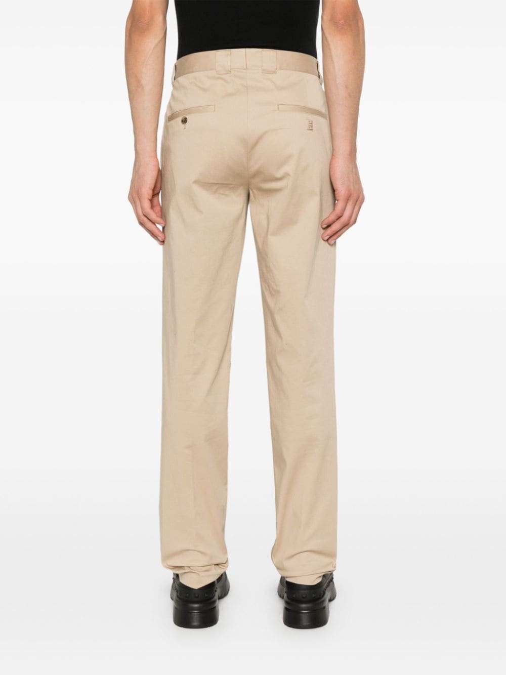 straight-leg chinos - 4