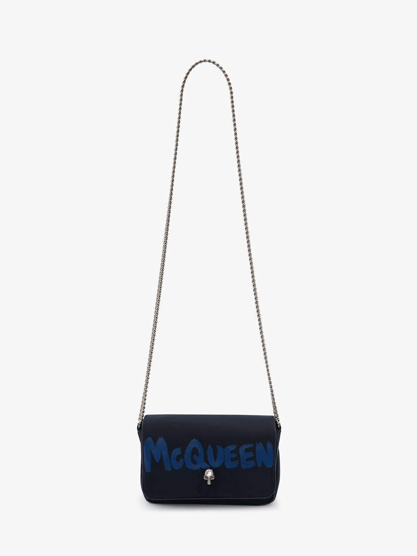 Small Skull Bag in Navy - 5