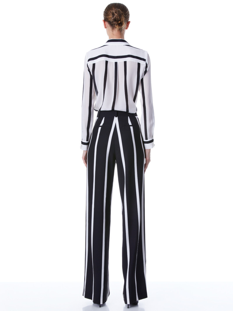 POMPEY HIGH WAISTED PLEATED PANTS 3