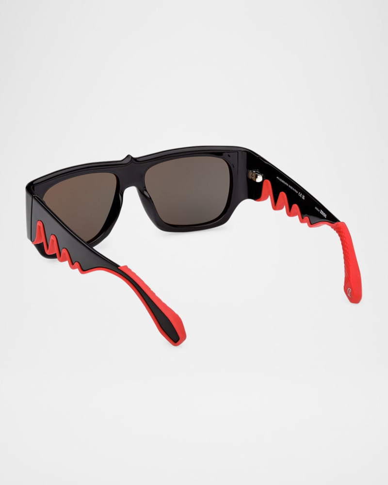 Christian Louboutin Men's LB0016M Acetate Square Sunglasses outlook