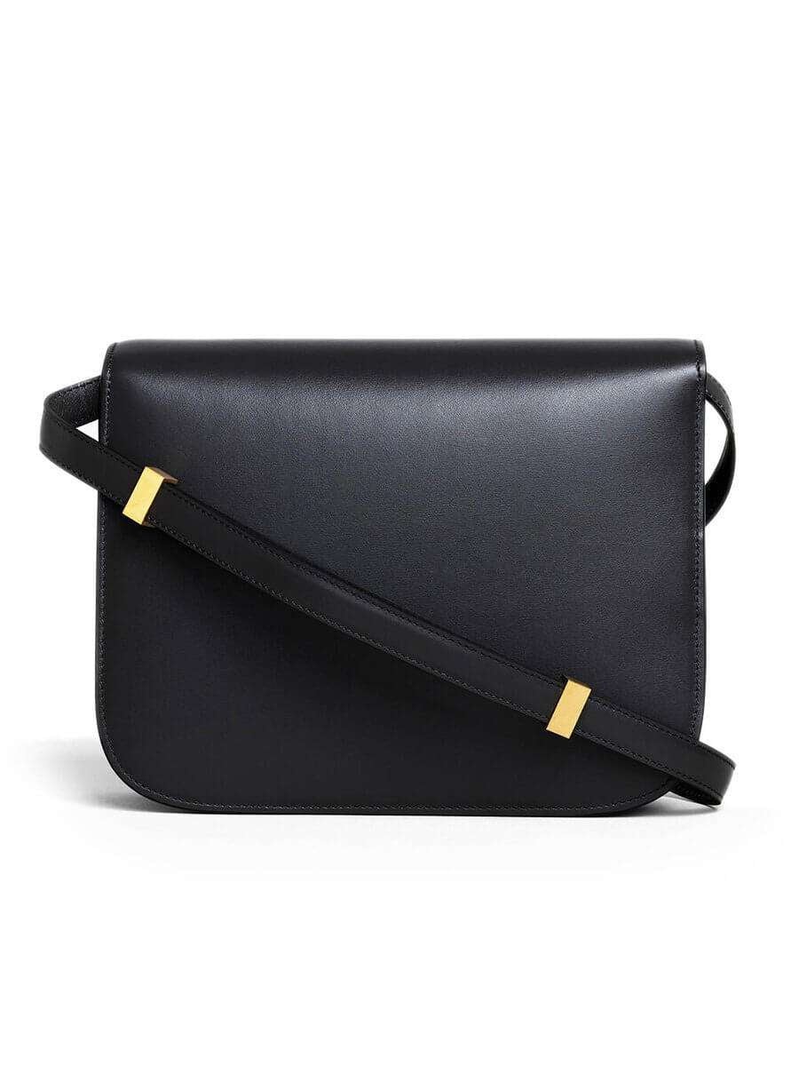 Medium Classic Bag In Box Calfskin Black - 4