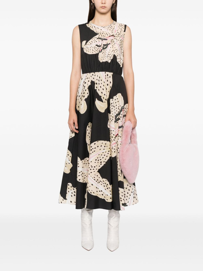 GIAMBATTISTA VALLI floral-print dress outlook