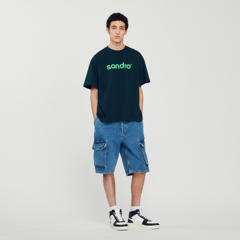 Sandro Oversized logo T-shirt outlook