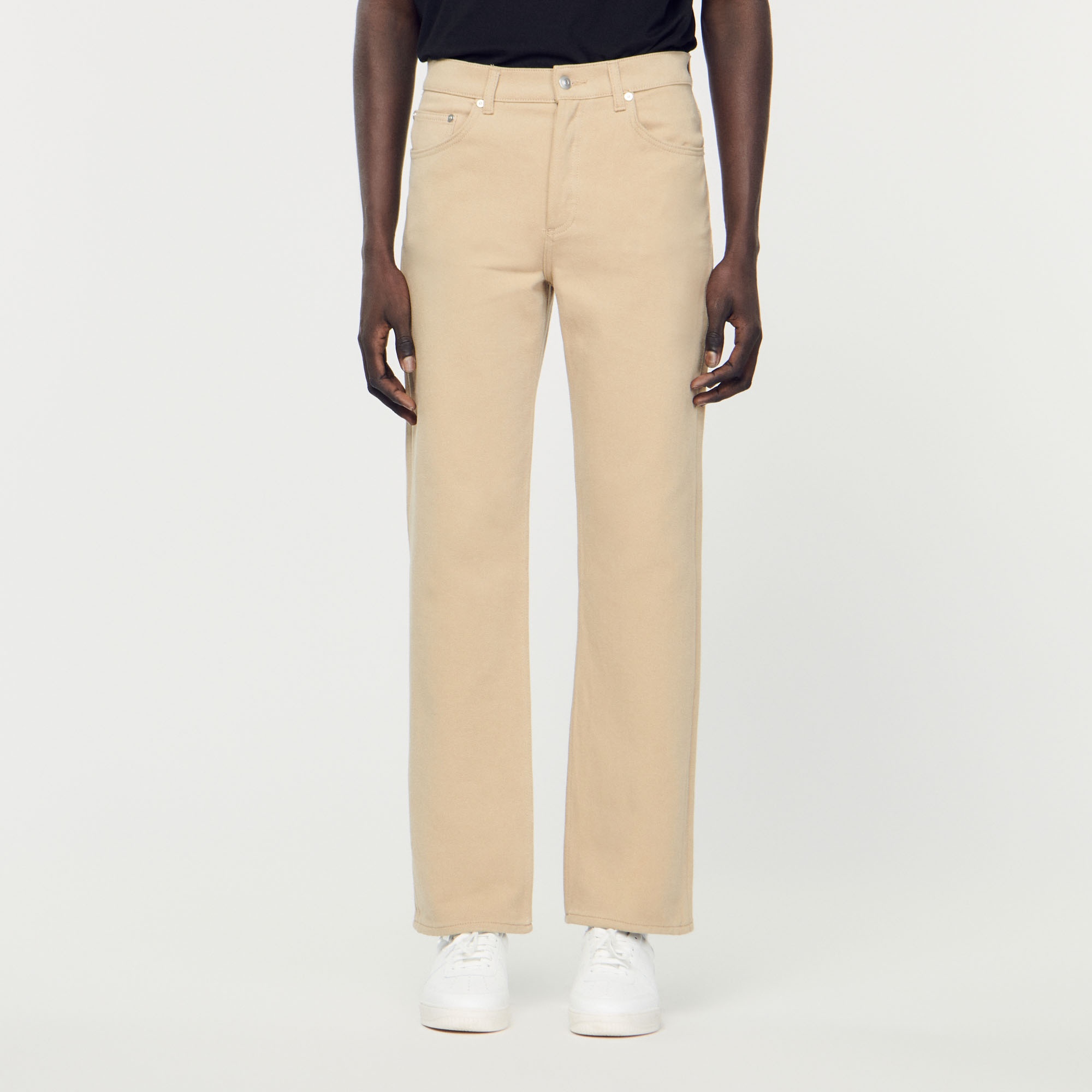 Straight cotton jeans - 5