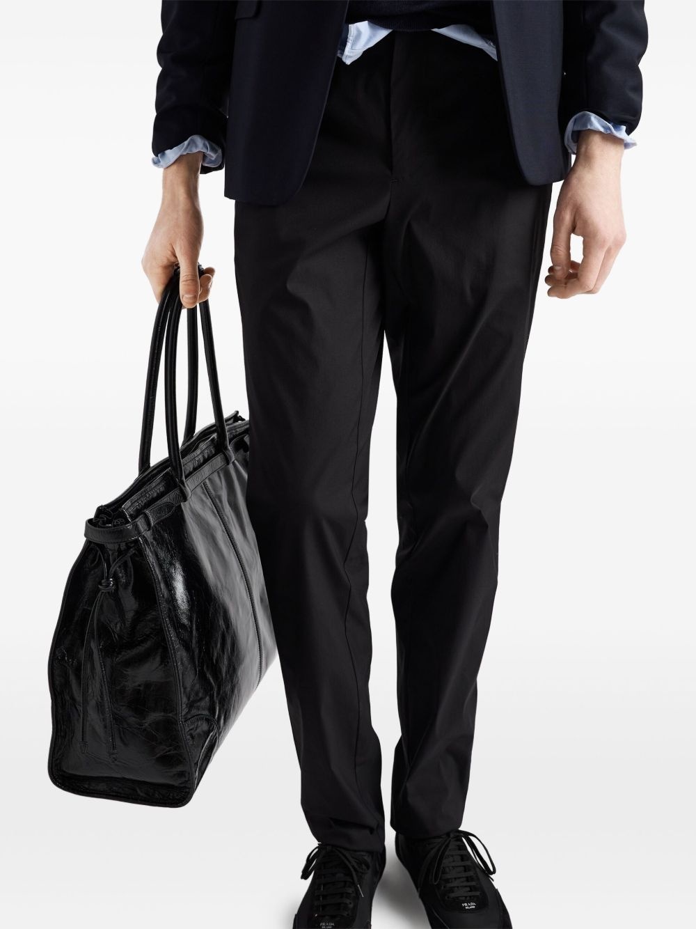 cotton poplin trousers - 5