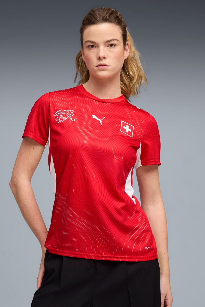 PUMA Switzerland Home Women's Soccer Jersey outlook