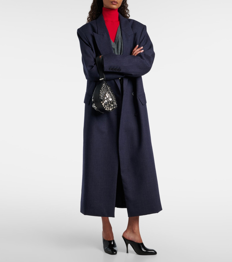 STAUD Demy Small studded leather shoulder bag outlook