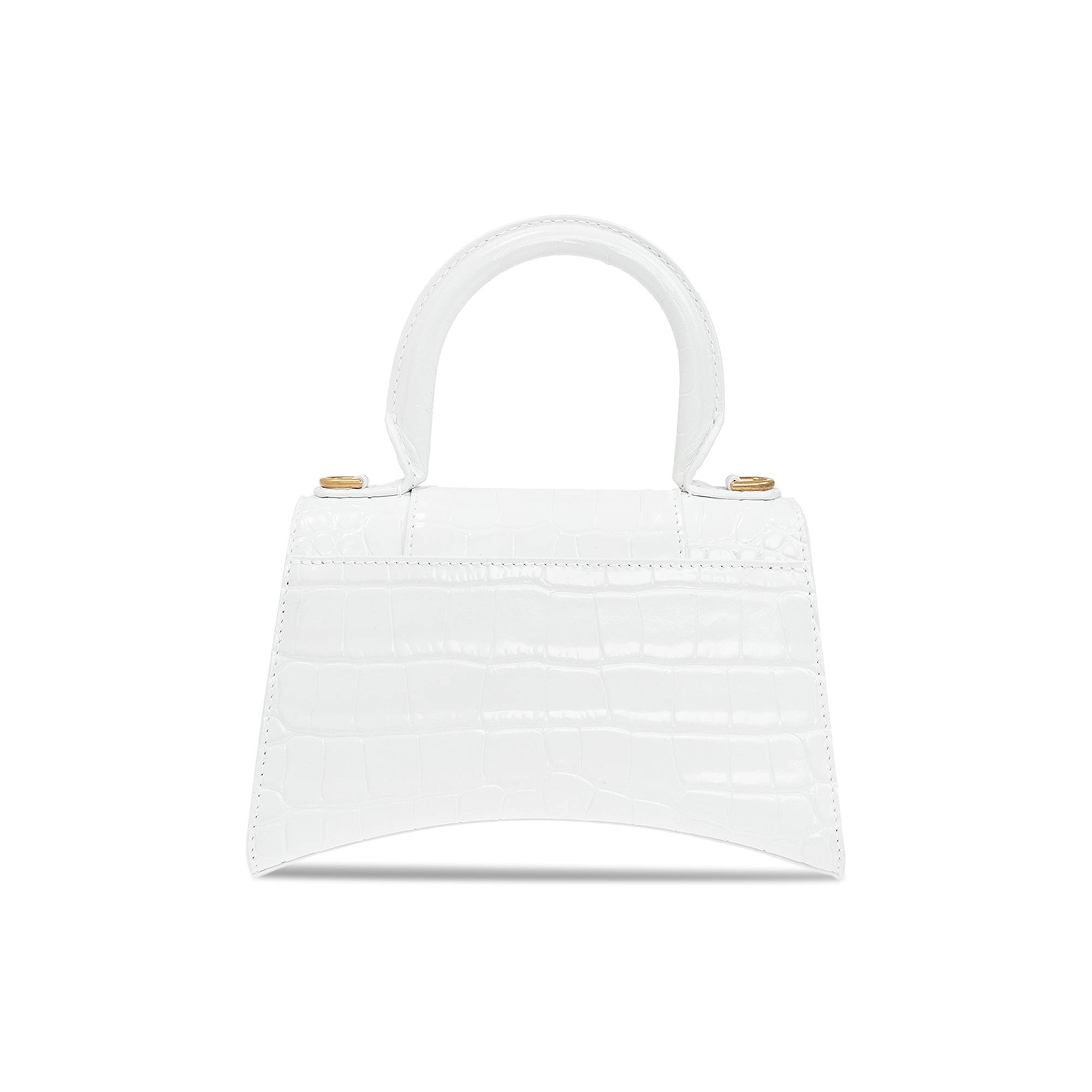 Balenciaga Hourglass Xs Top Handle Bag 'White' - 2