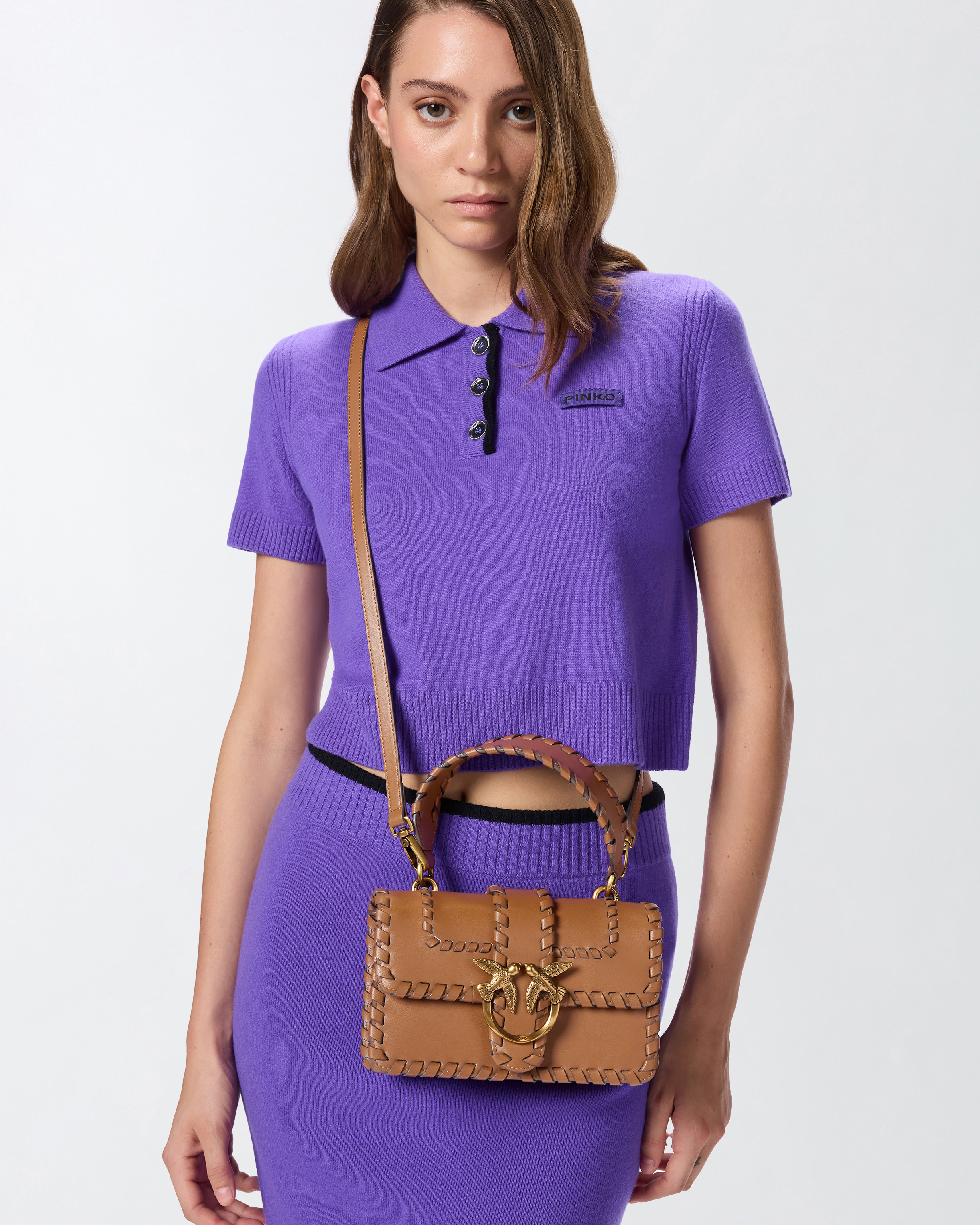 LEATHER MINI LOVE BAG - 5