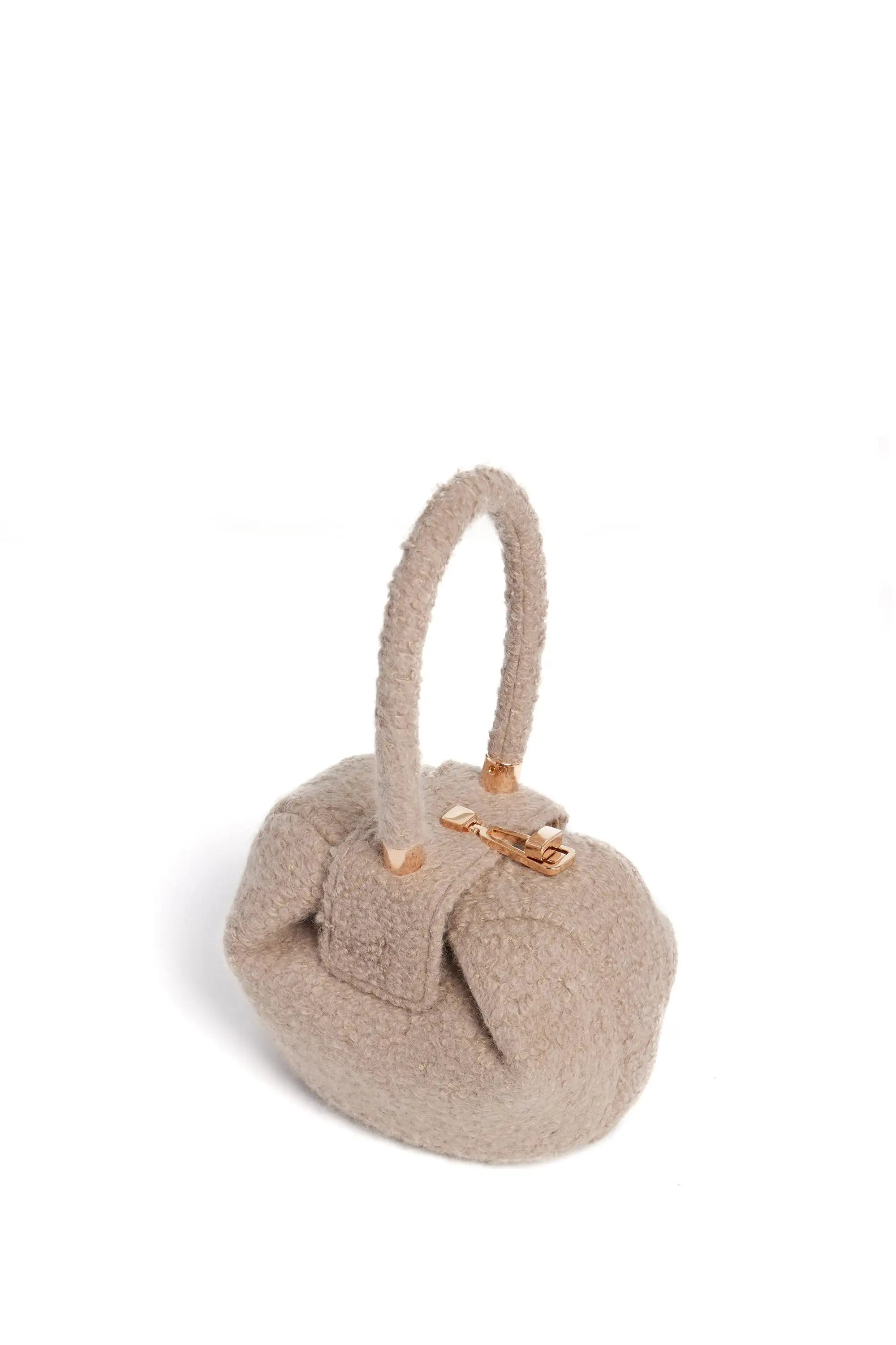 Demi Bag in Camel Cashmere Boucle - 3