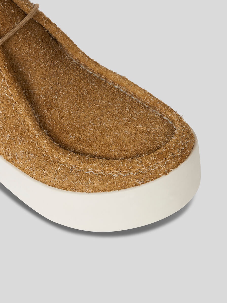 SUEDE LACE-UP SHOES - 4