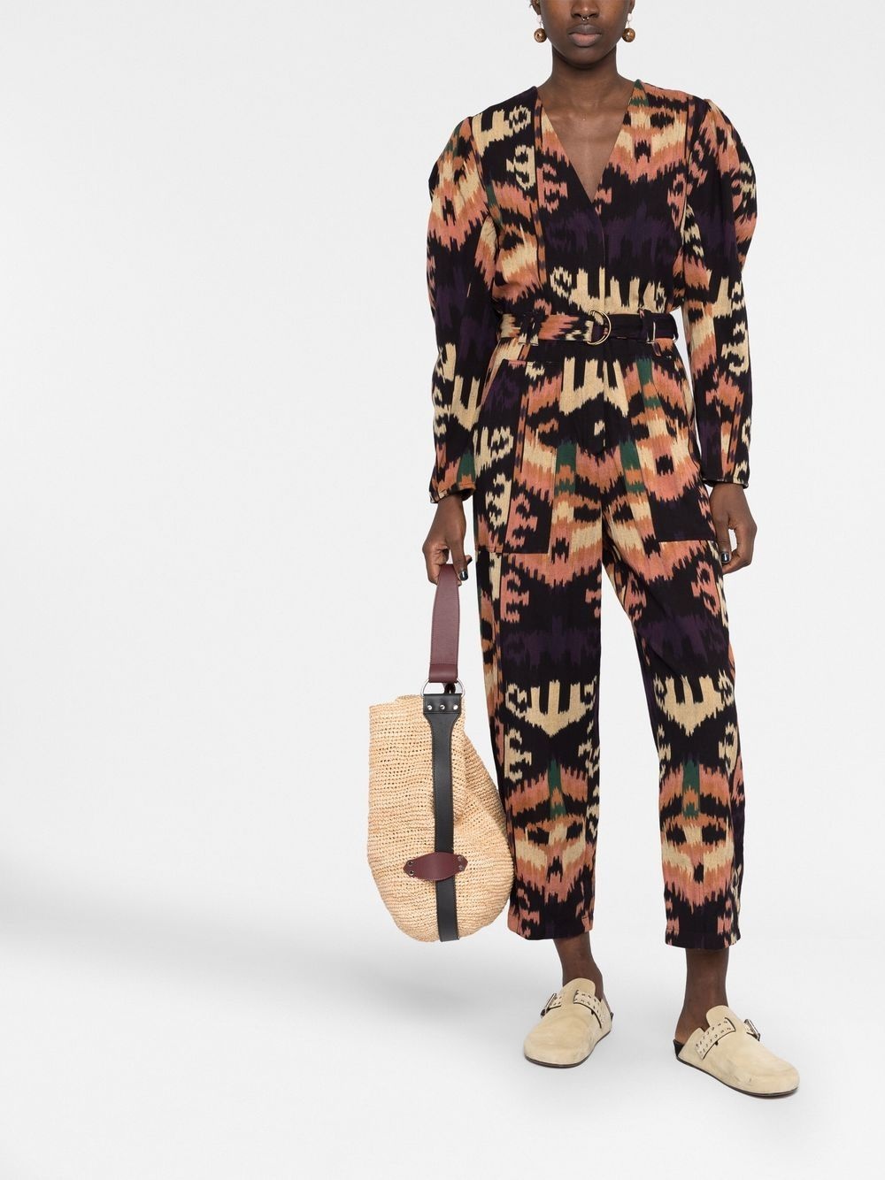 Nayeli graphic-print jumpsuit - 2