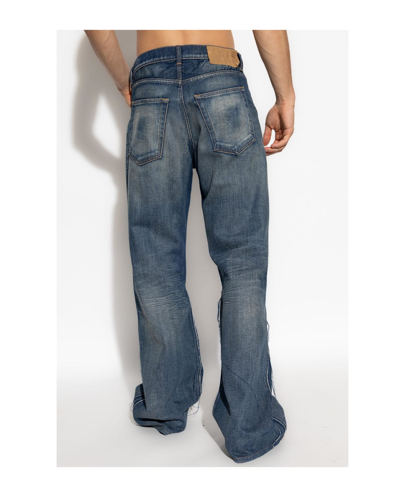 Mm6 Maison Margiela Jeans With A `vintage` Effect - 4