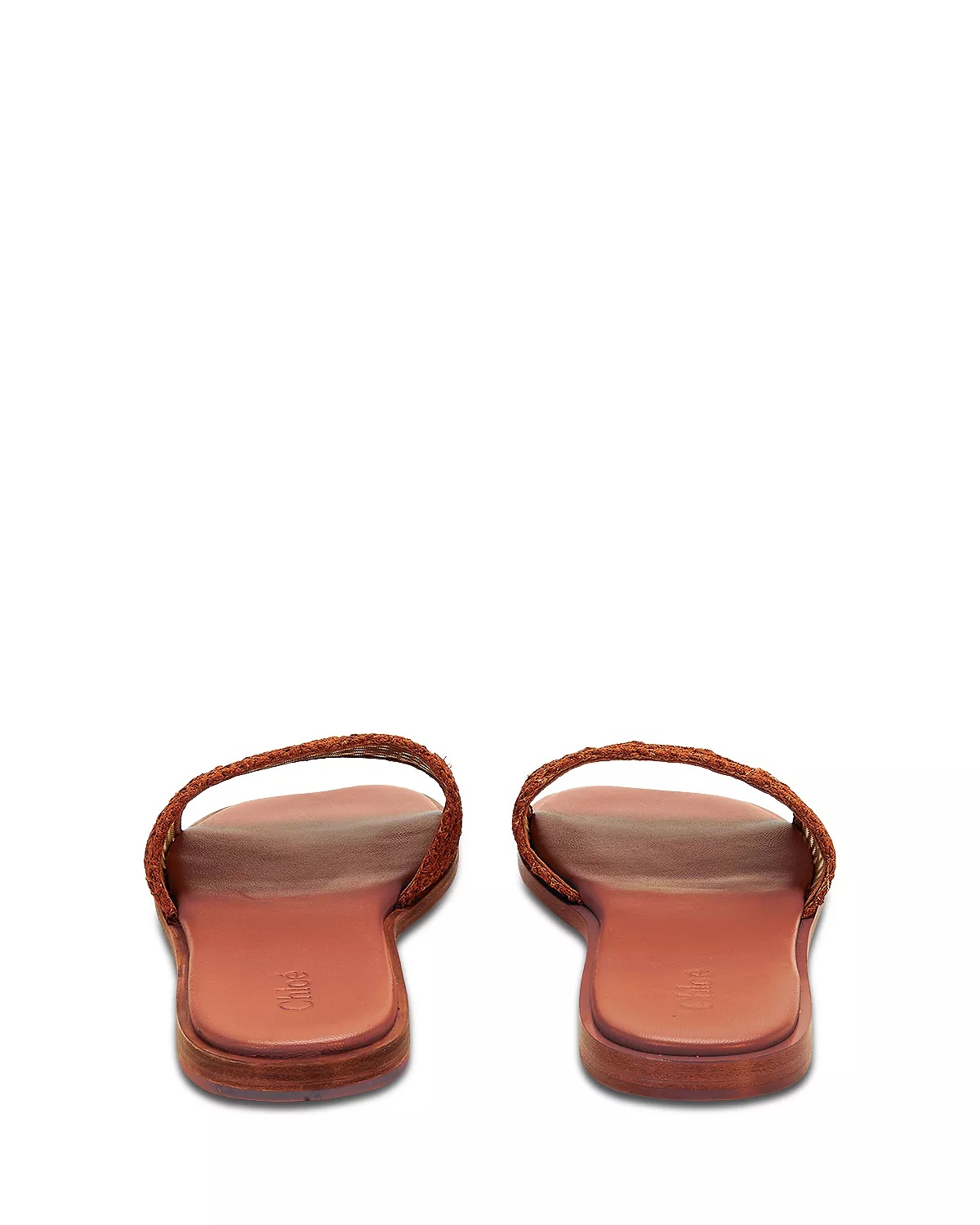 Women's Flower Raffia Slide Sandals - 5