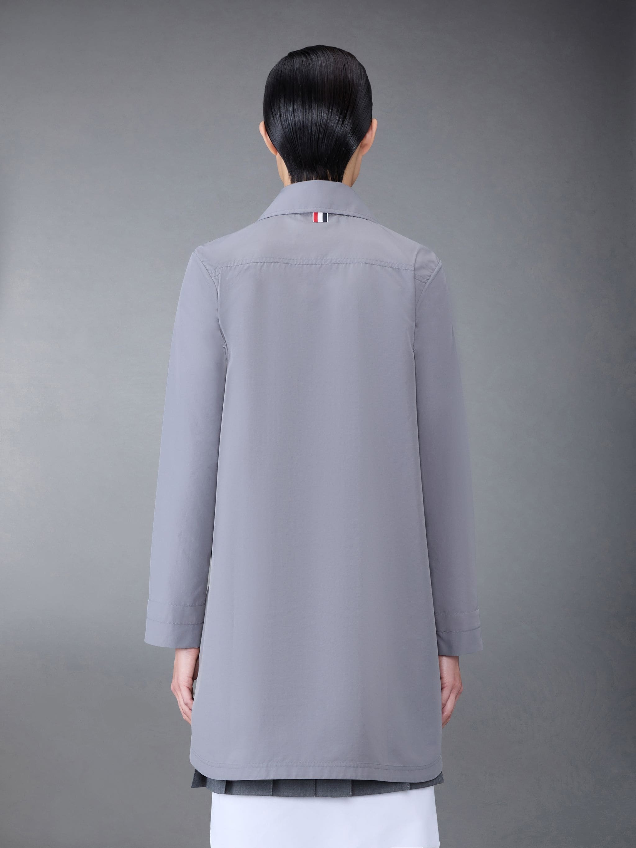 Military Ripstop Round Collar Overcoat - 2