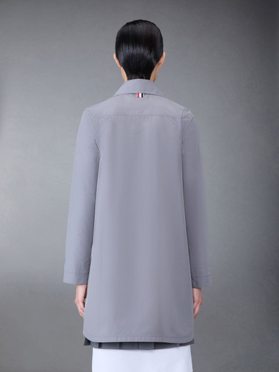 Thom Browne Military Ripstop Round Collar Overcoat outlook