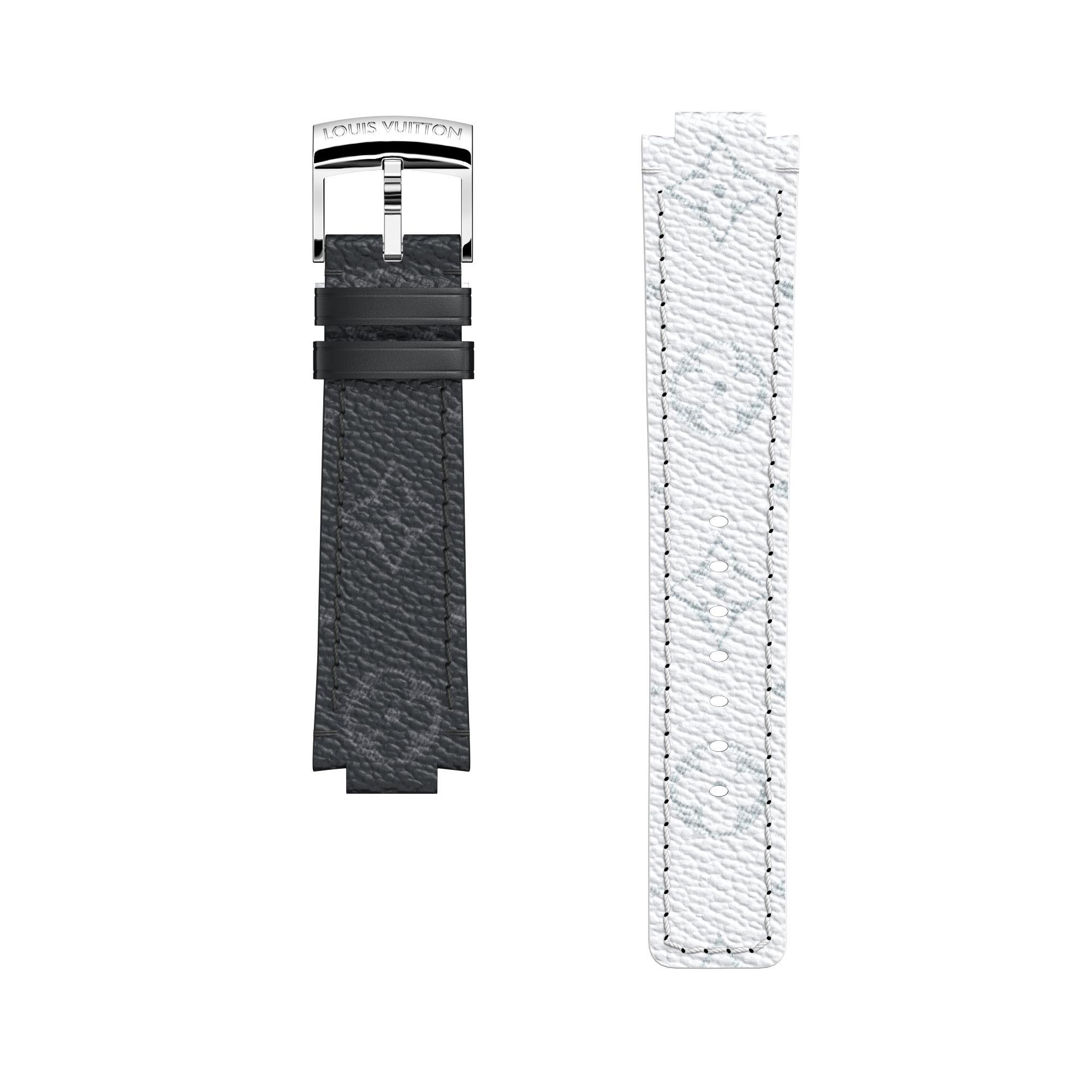 TAMBOUR SPLIT MONOGRAM CANVAS STRAP - 1
