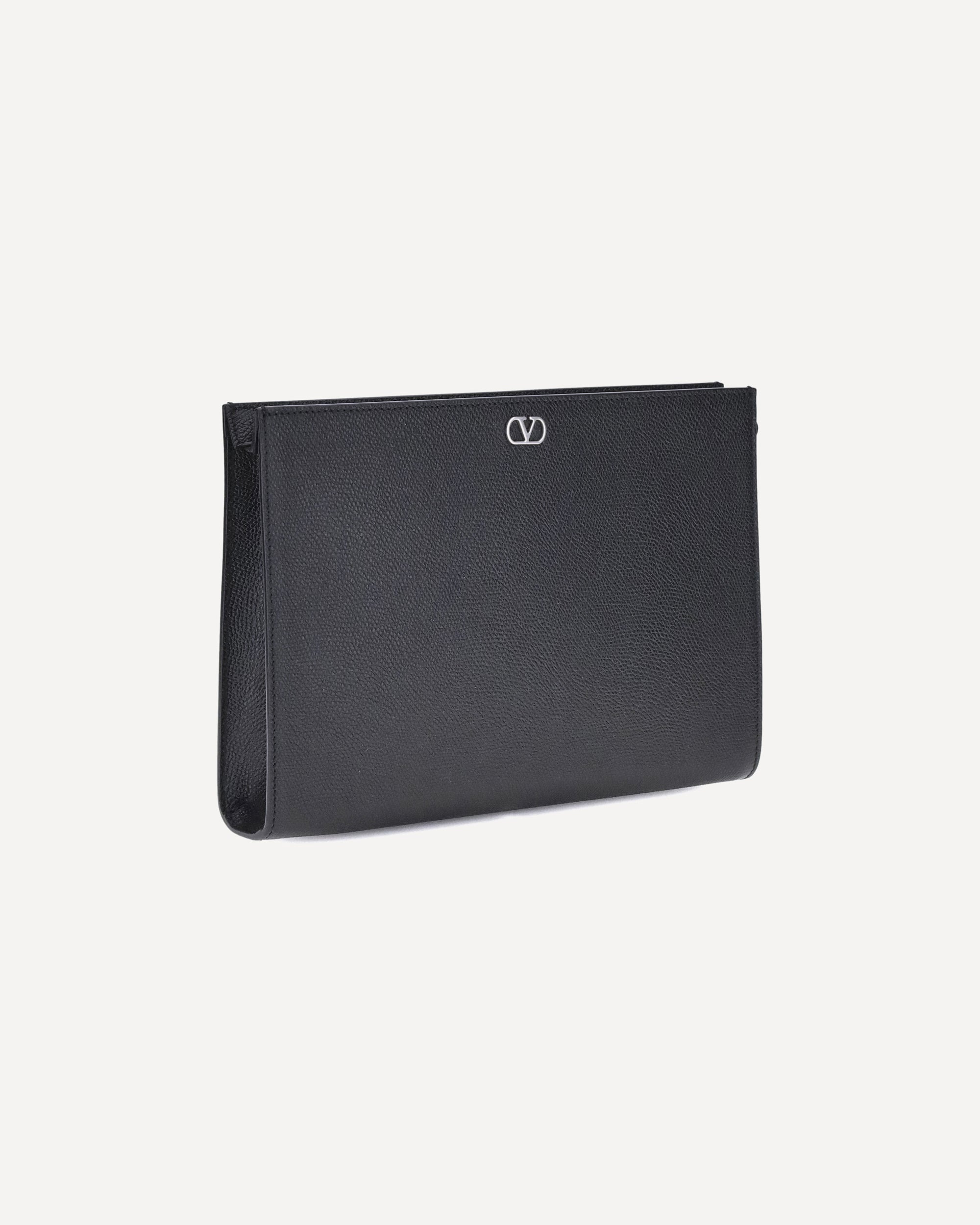 Grained leather Pouch - 2