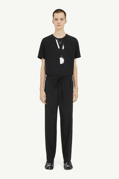 MM6 Maison Margiela Tapered Leg Tailoring Wool Trousers outlook