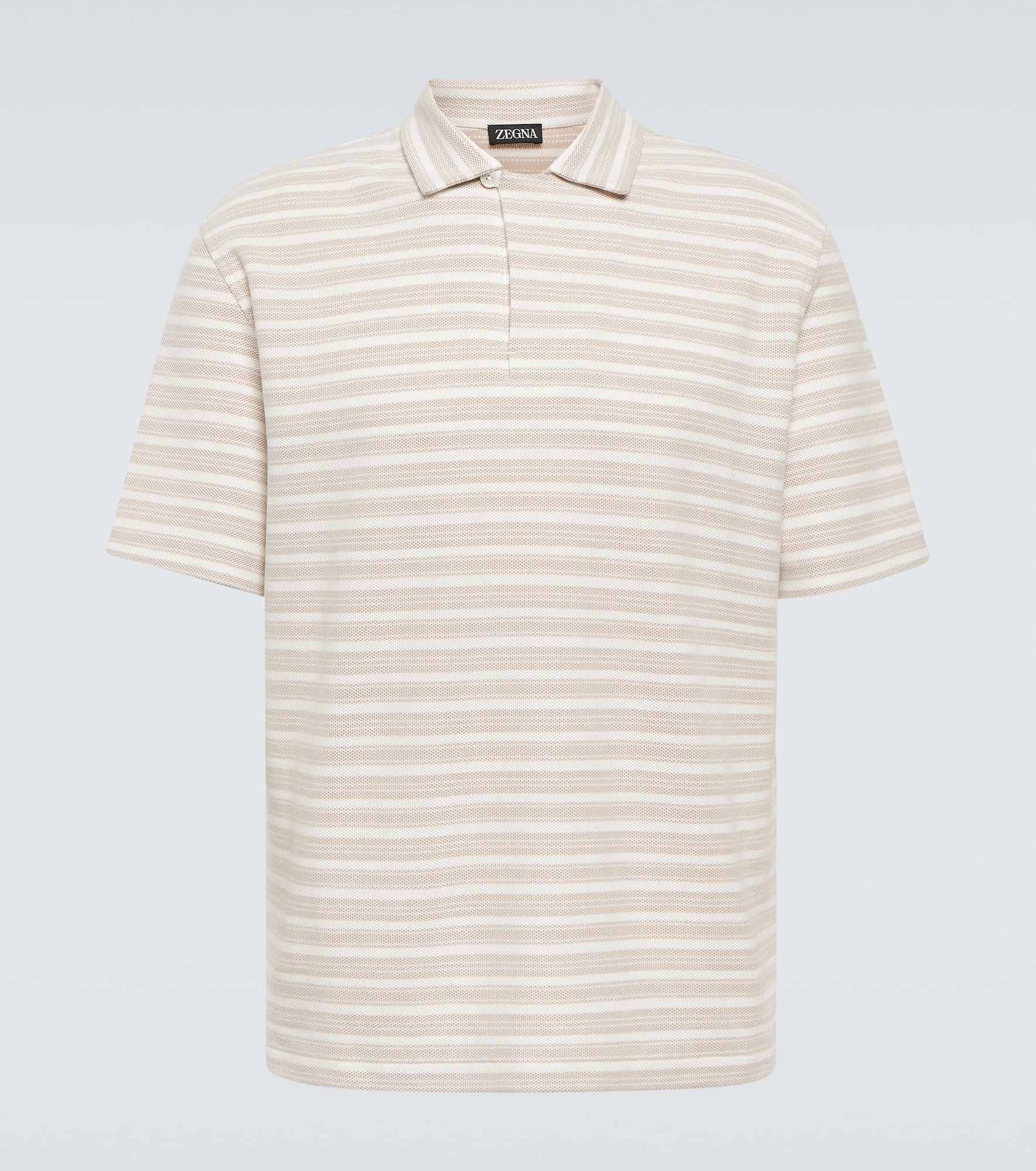 Cotton polo shirt - 1
