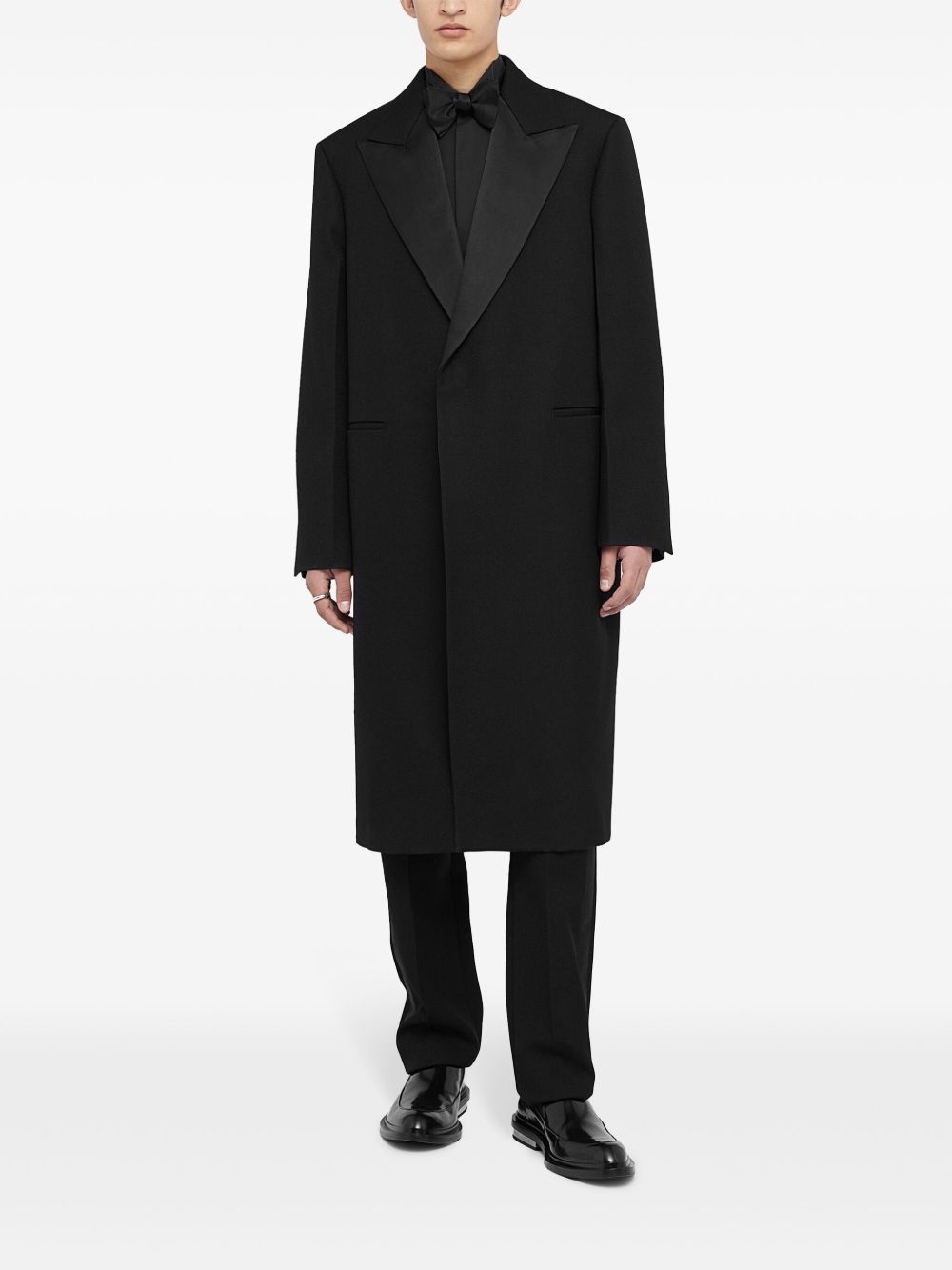 wool tailored coat - 2