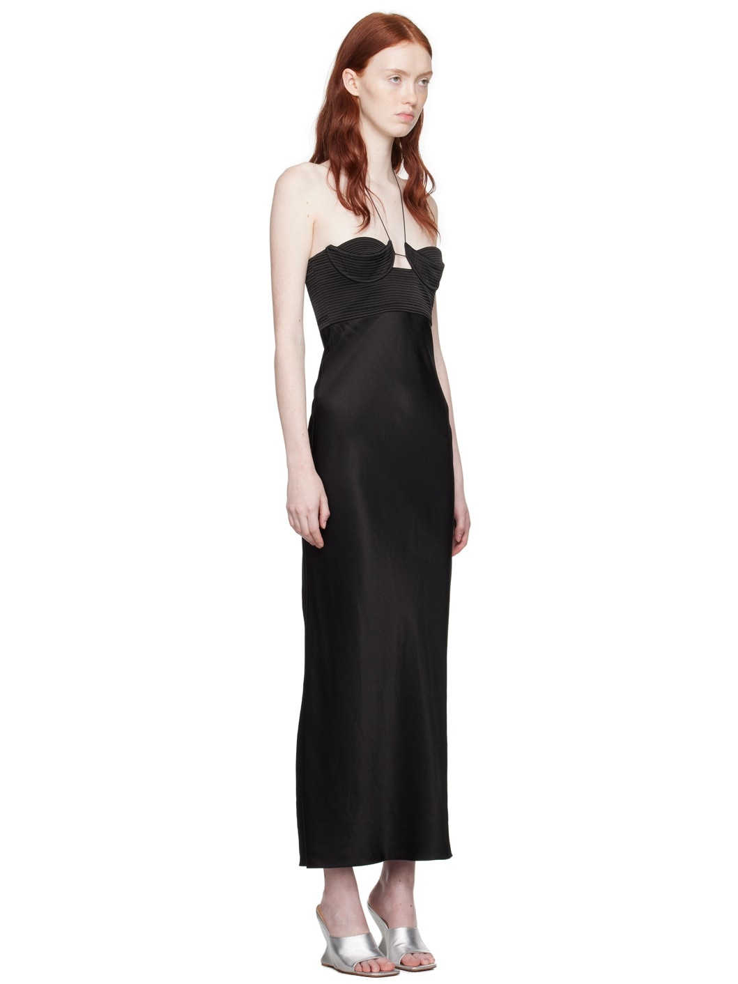 Black Sarah Midi Dress - 2