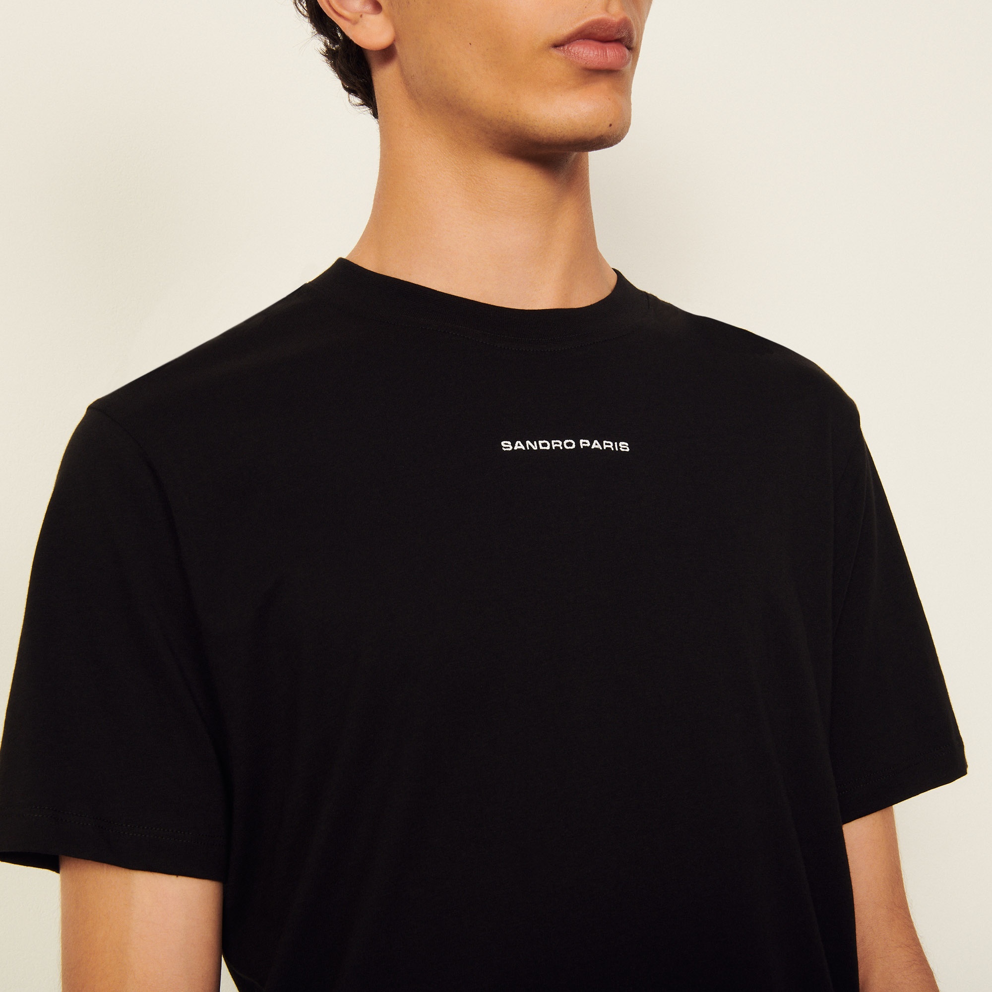 T-shirt with logo embroidery - 5