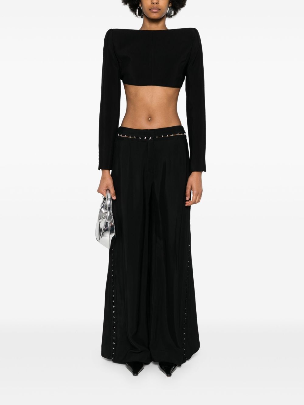 Hook & Eye wide-leg trousers - 2