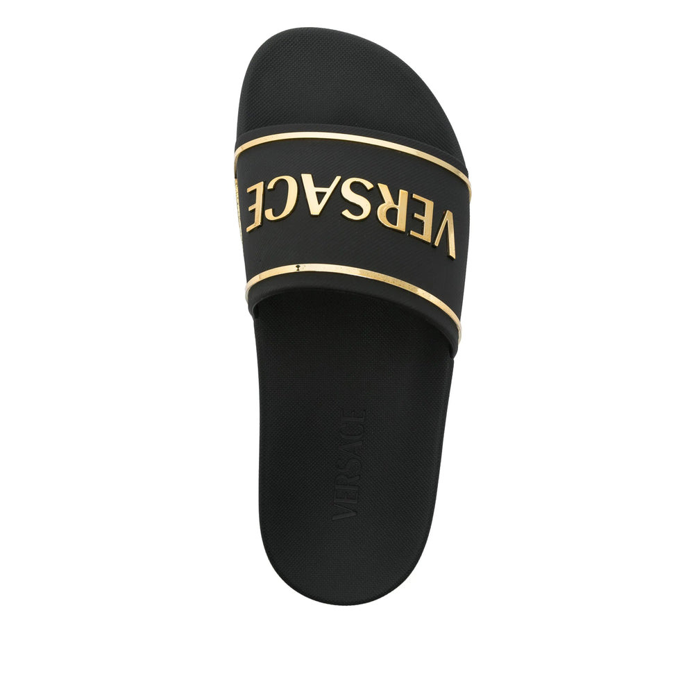 Versace Black Flip-Flops & Slides Women - 2