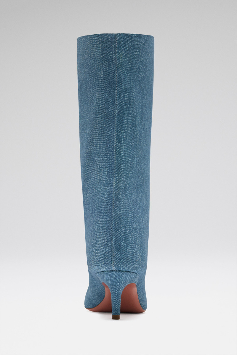 FIONA BOOT 60 SUEDE PRINTED DENIM 3