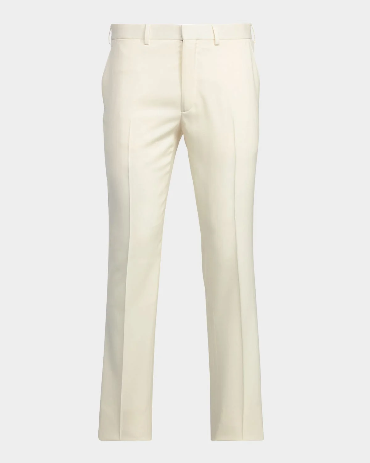 Men's Wool Straight-Leg Trousers - 1