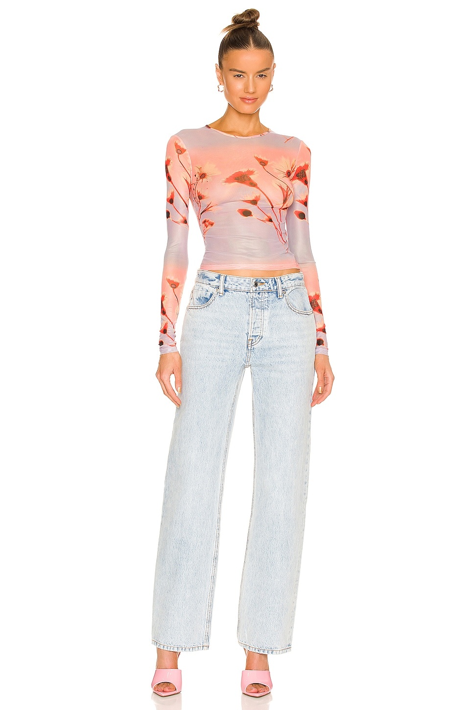 Power Mesh Long Sleeve Tee - 4