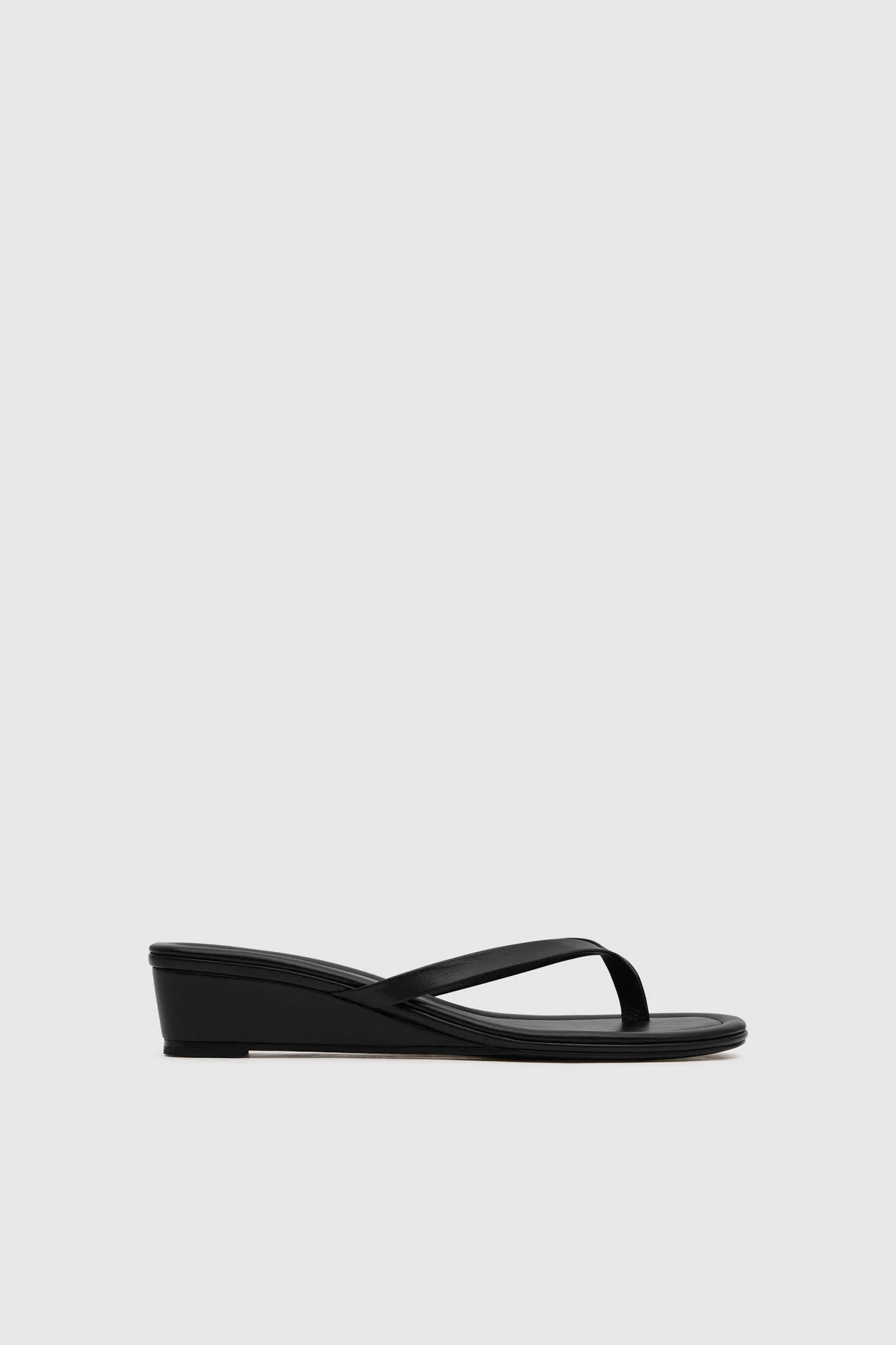Thong Wedge - Black - 1