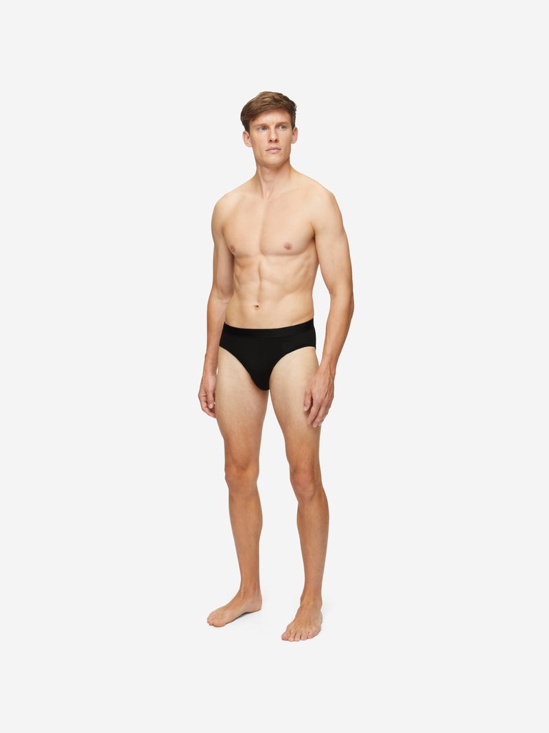 Men's Briefs Jack Pima Cotton Stretch Black - 5