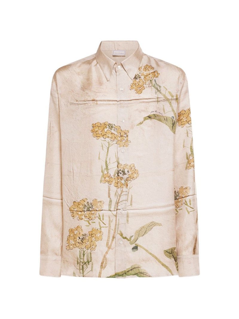 Aloe floral-print button-up shirt 1