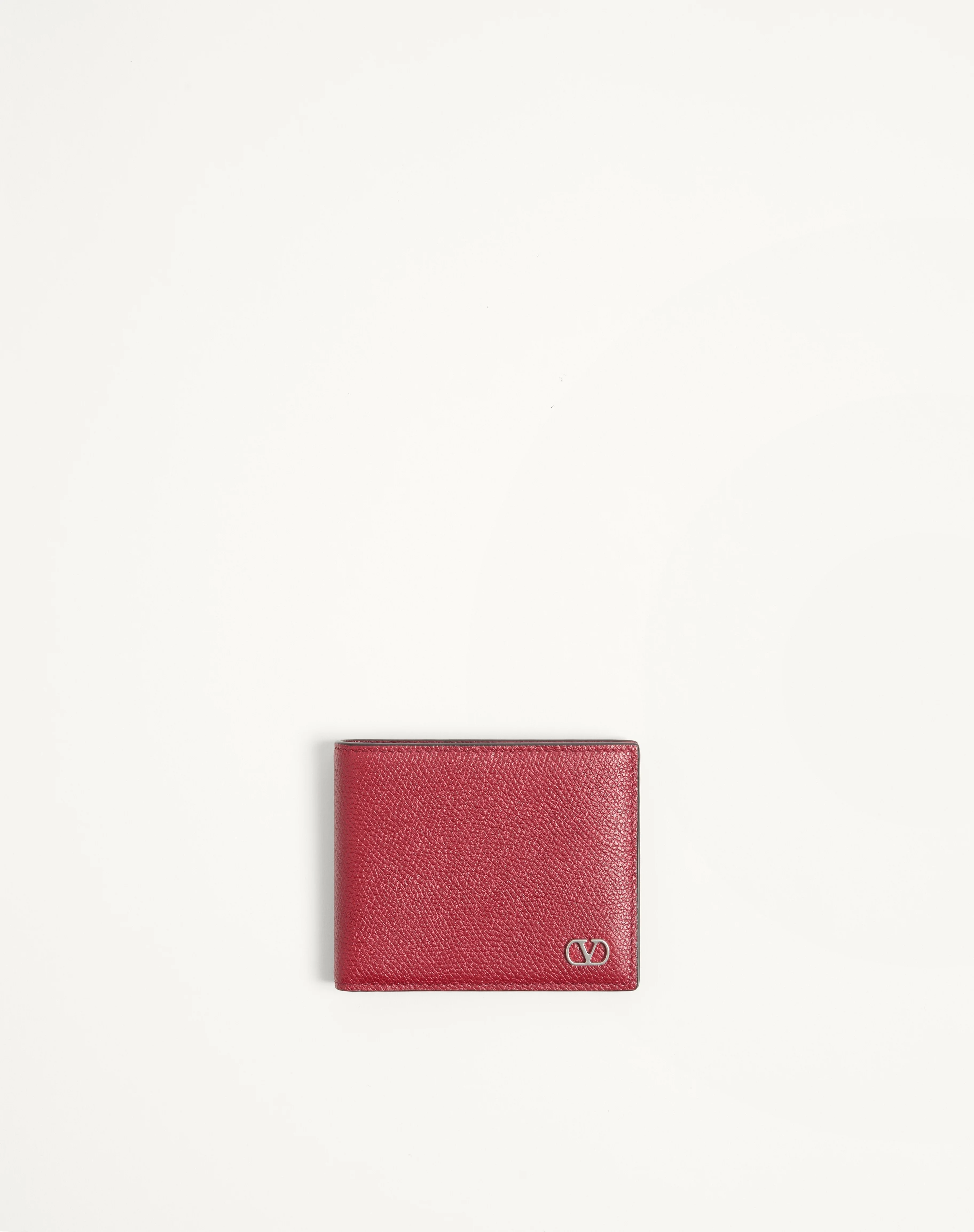 VALENTINO GARAVANI VLOGO SIGNATURE GRAINY CALFSKIN WALLET - 1