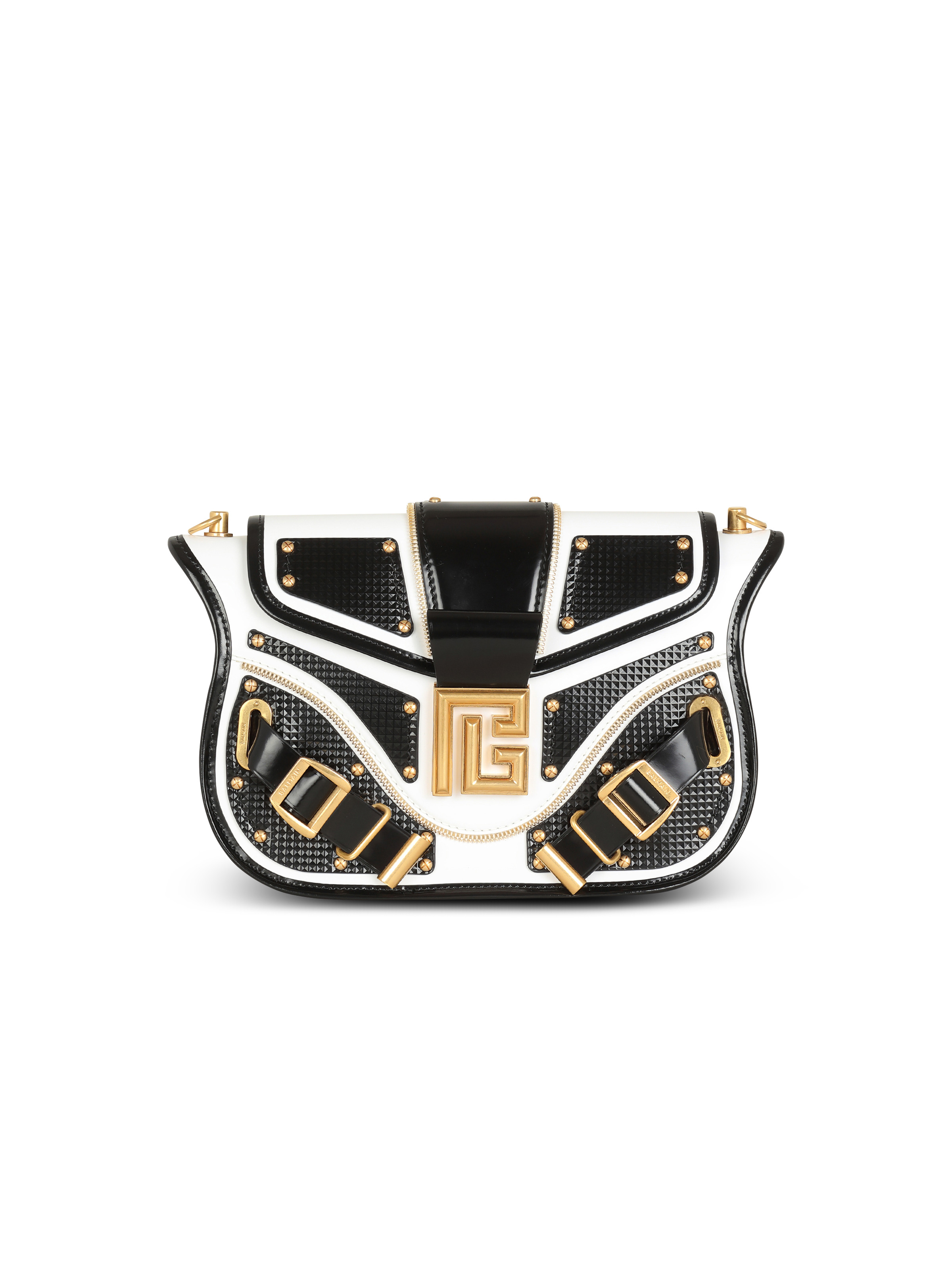 Blaze bag in smooth two-tone leather - 1