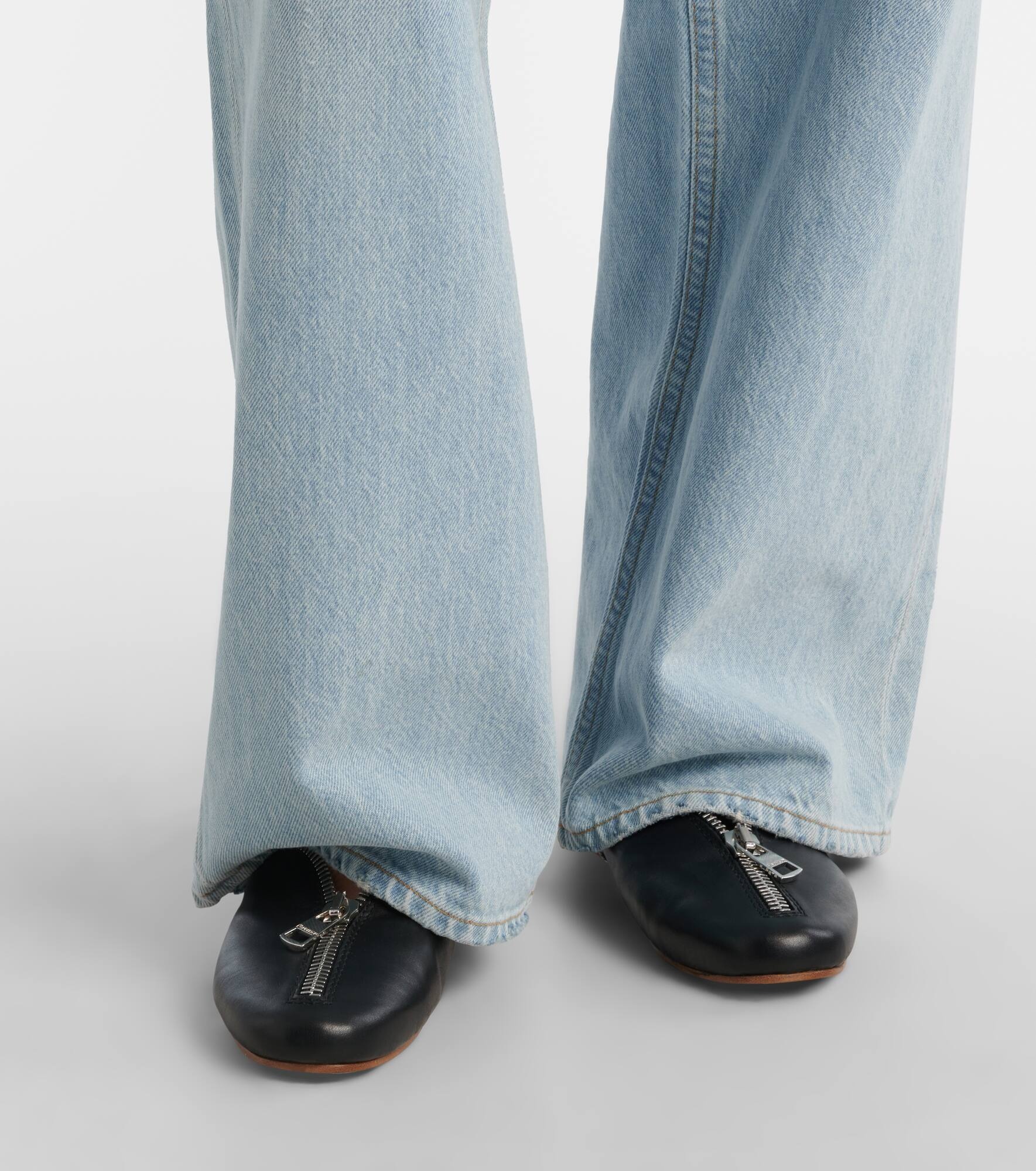 Low Slung Baggy wide-leg jeans - 5
