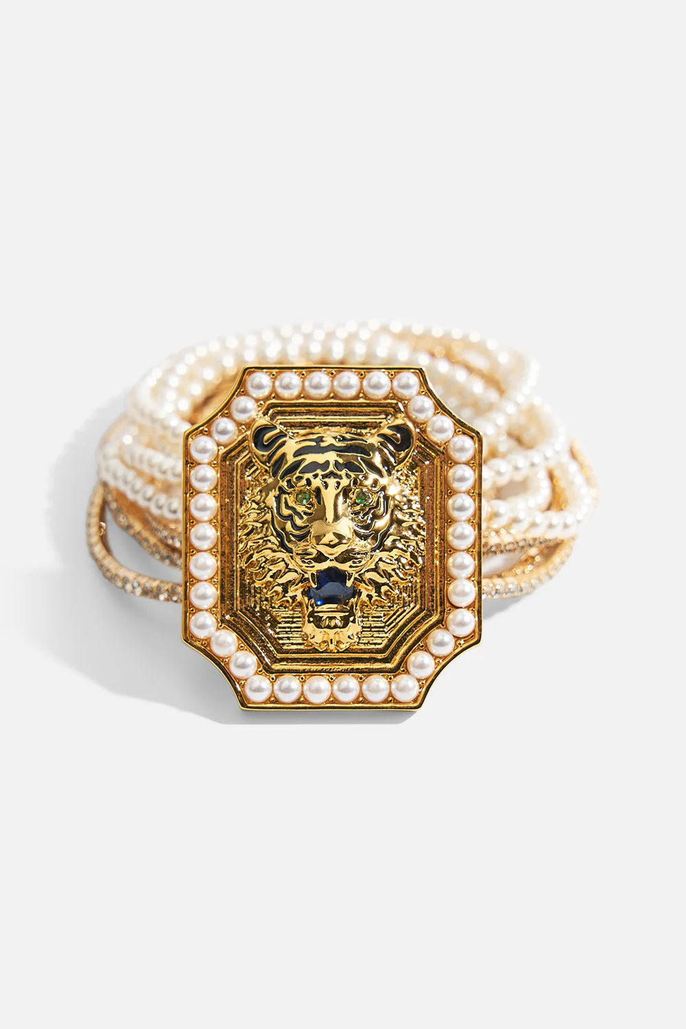 A SPANISH STATEMENT STRETCH BRACELET GOLD - 1