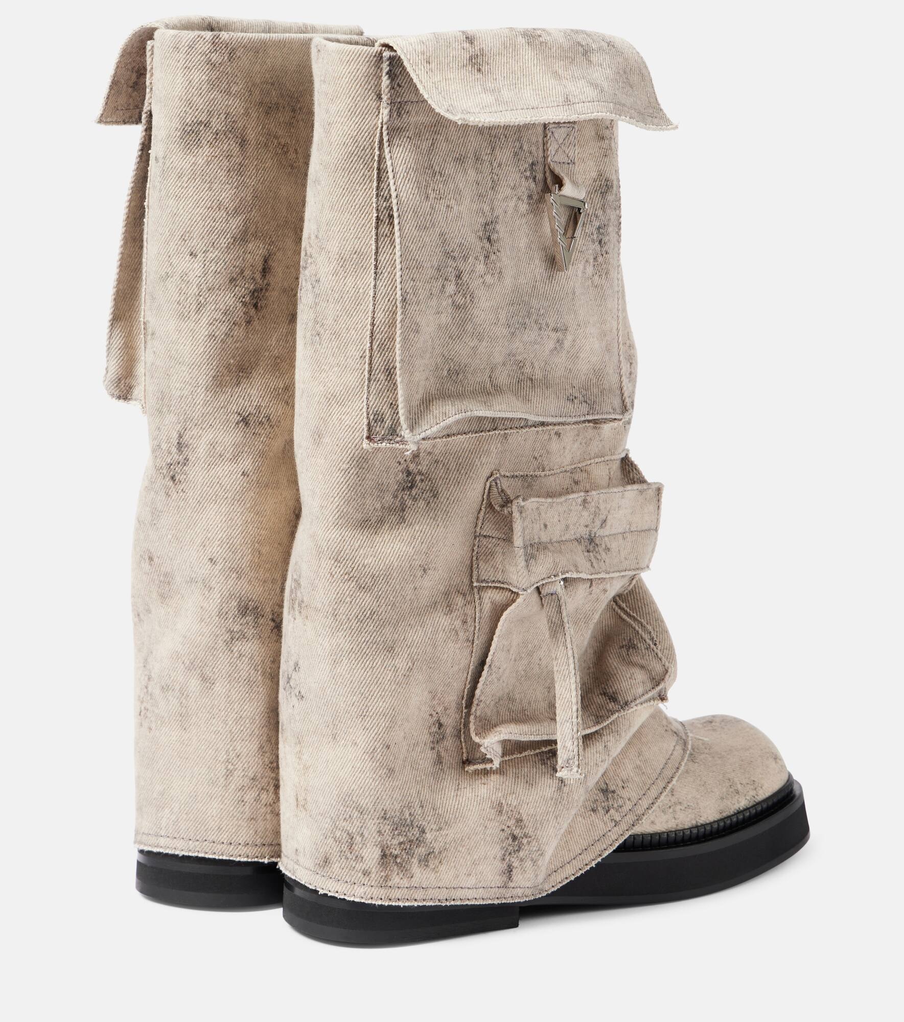 Robin canvas combat boots - 3