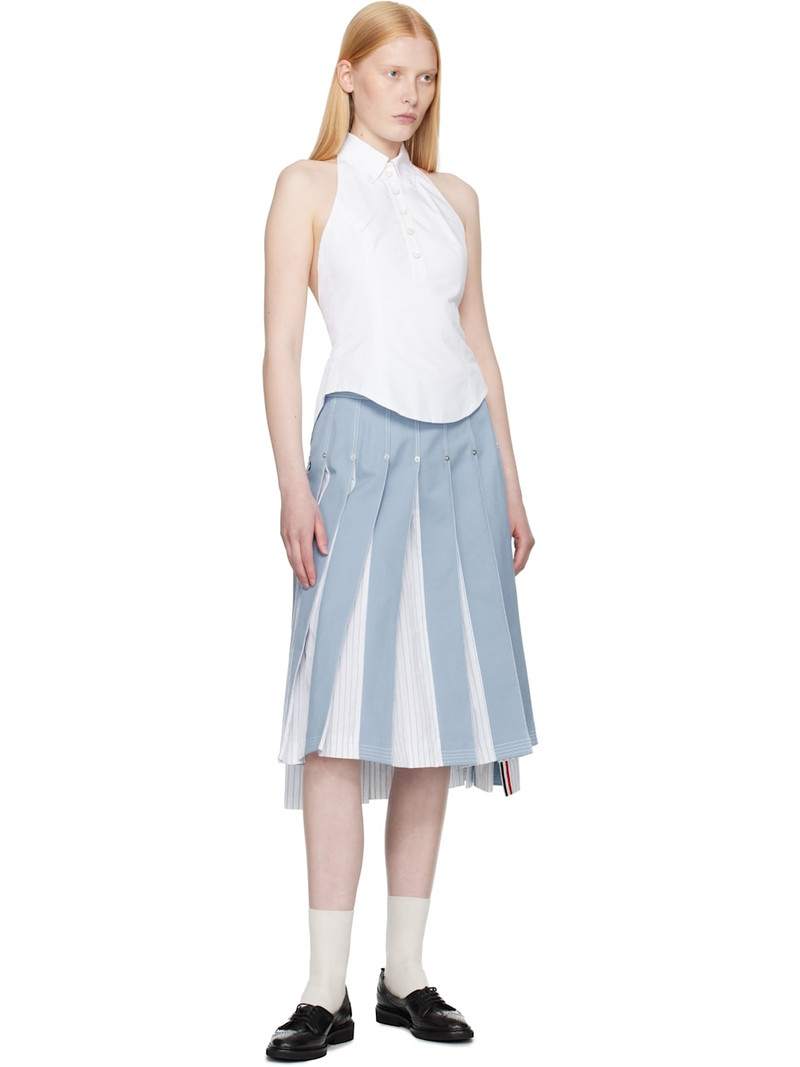 Thom Browne White Halter Top outlook