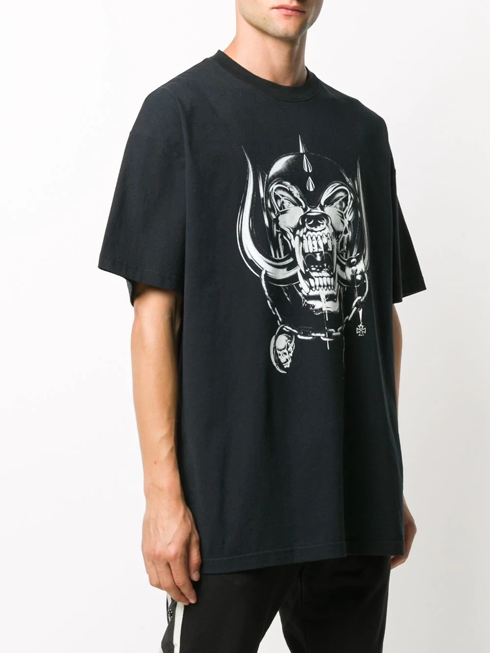 skull print T-shirt - 3