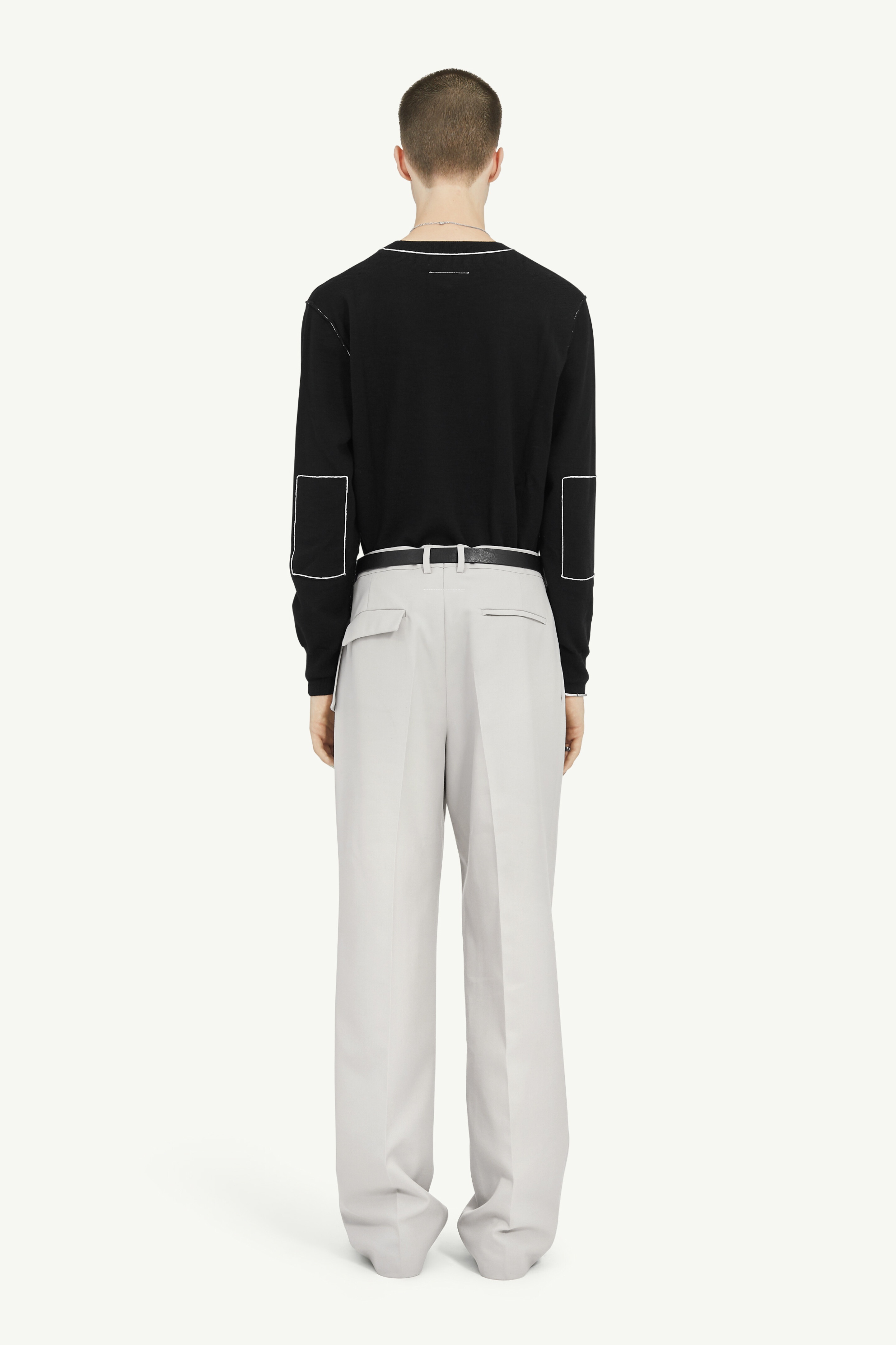 Straight Leg Tailoring Wool Trousers - 4